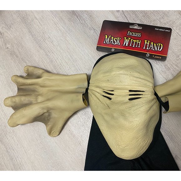 Hooded Faceless Mask with Webbed Hands - Picture 4 of 5